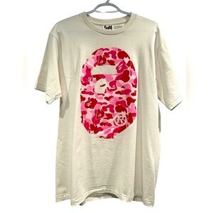 BAPE LARGE PINK CAMO T- SHIRT